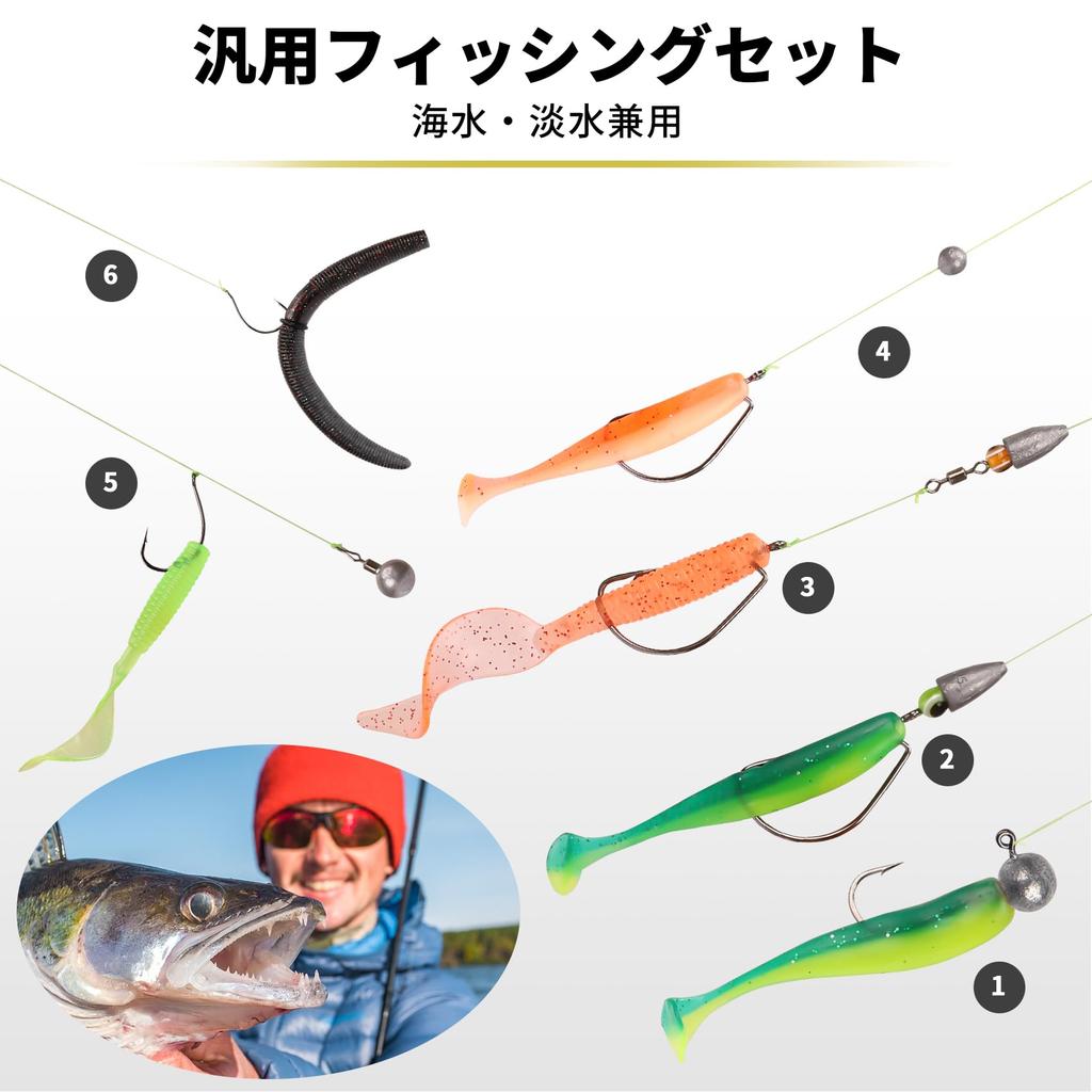 TRUSCEND Dieses hier ist perfekt!Fischfangwerkzeugset 232 Teile inklusive
