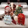 Xmas Tree Christmas Candy Display Rack Santa Claus Desktop Ornament Cute Storage Rack  Gift