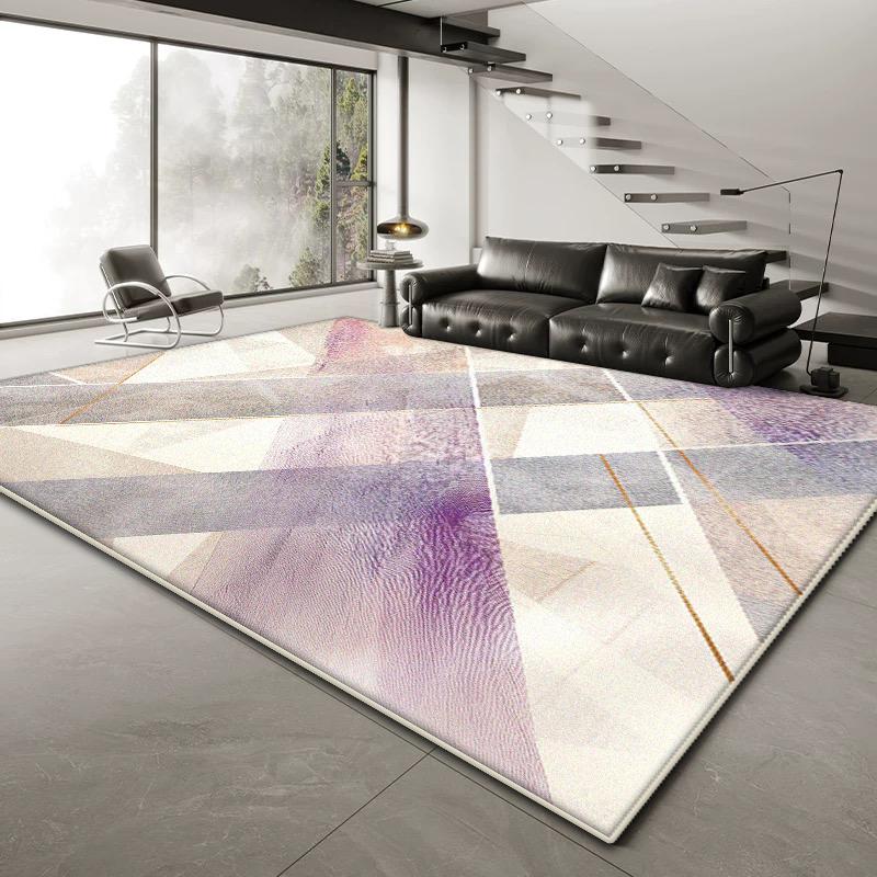 Tappeti Geometrici Nordici Grandi per Decorazione Soggiorno Casa Divano Tavolini da Caffè Tappeto 200x300 Camera da Letto Comodino Morbido Tappetino Antiscivolo