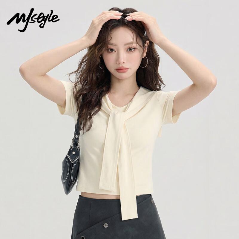 MJ STYLE Women s Regular Fit Short Sleeve T-Shirt L