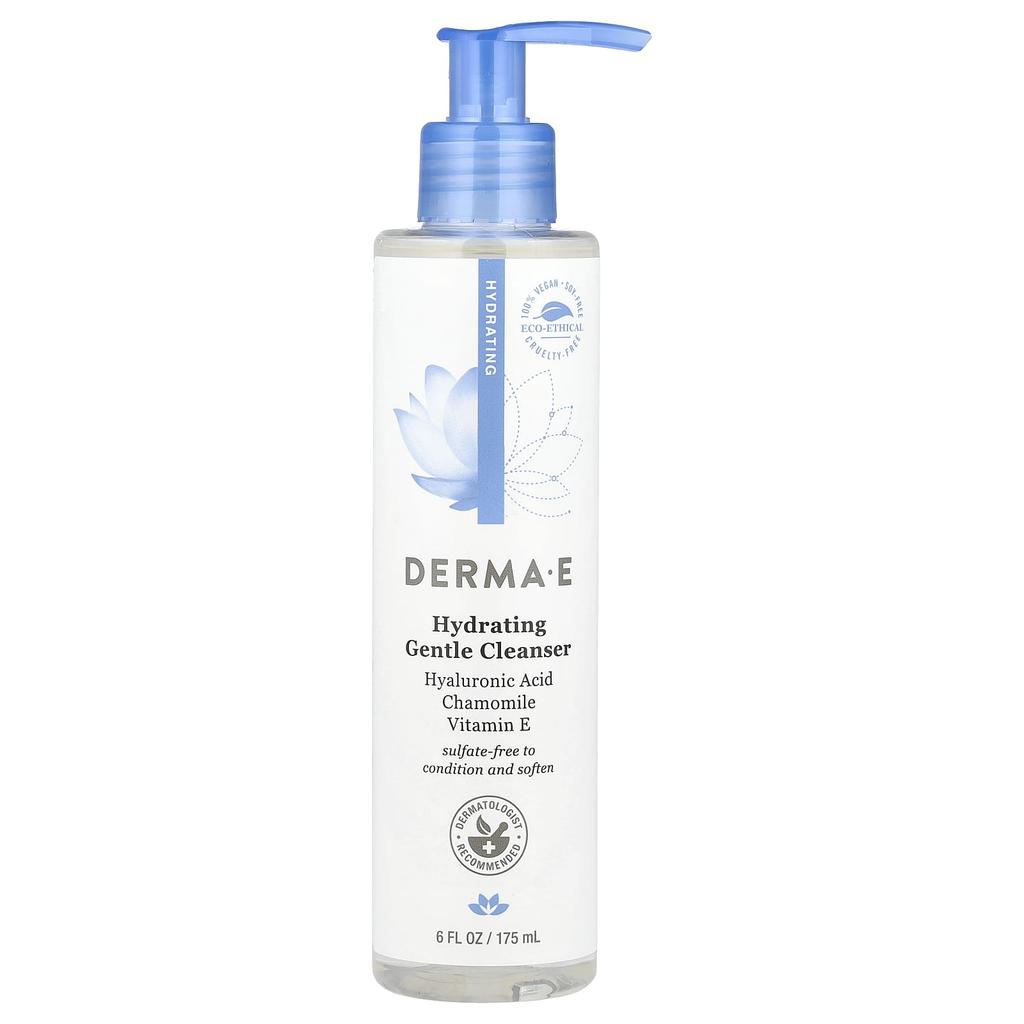Hydrating Gentle Cleanser, Hyaluronic Acid, 6 Fl Oz (175 Ml)