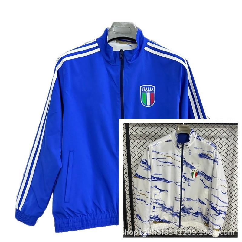 2526 Man City Argentina Germany Italy Miami '' Dortmund Embroidered Reversible Windbreaker