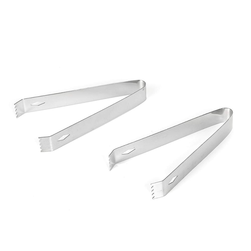 Ice Tongs, Stainless Steel Ice Tongs, 5.9 Inches (15 cm) Bar Tool Bar Accessories
