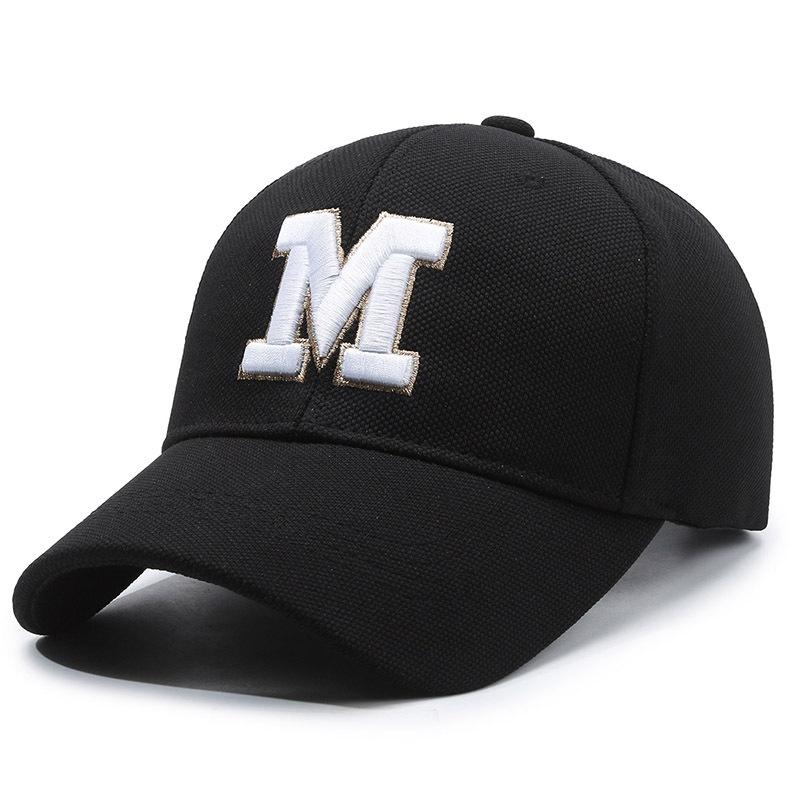 

Женская весенне-осенняя новая модная бейсболка с буквой М из ткани «ананас», мужская универсальная бейсболка с защитой от солнца Adjustable