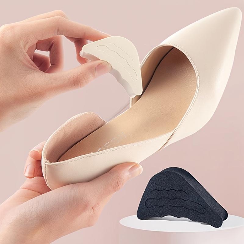 4pcs High Heel Shoe Toe Separators, Soft Memory Foam, Anti-Slip and Anti-Blister Insoles, Shoe Reducer,Toe Protector,Anti-Drop Heel and Toe Separators