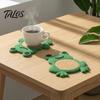 Frog Coasters, 3D Printed Drink Coasters, Anti-Slip Felt And Cork Heat Resistant Coasters, for Table Protection Desk Decor