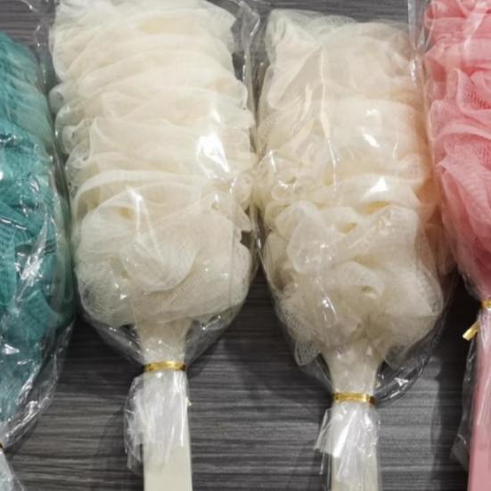 Yousheng EQWLJWE Back Scrubber for Shower Loofah Sponge Shower Brush Using Body Exfoliating with Long Handle, Loofah On a Stick for Men Women, Bathing