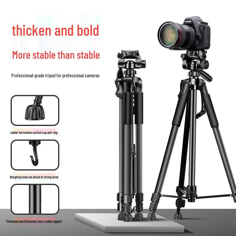 Universal DSLR/Mirrorless/Phone Tripod Stand for Stabilized Outdoor Photography & Video Recording