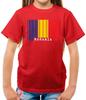 Rumänien Barcode Stil Flagge - Kinder T-Shirt - Rumänisch - Land - Reisen - Flaggen