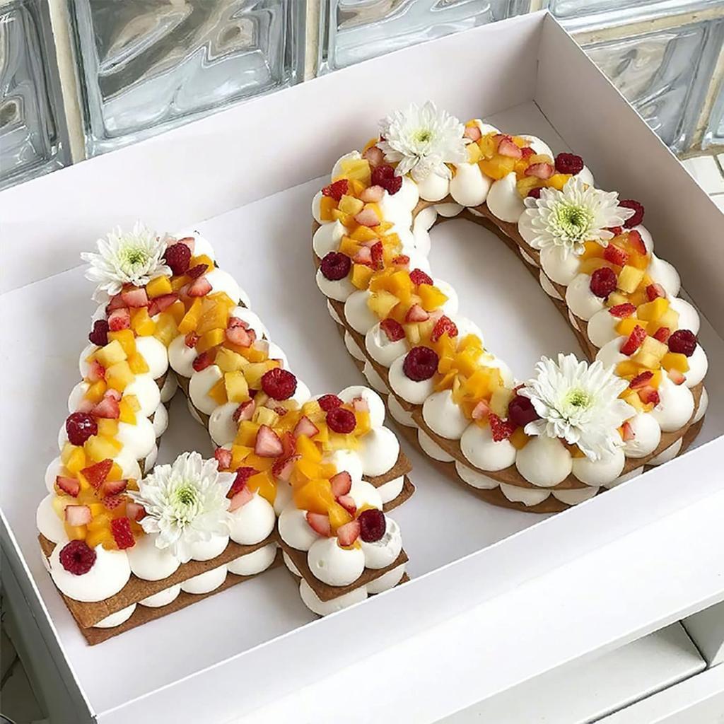 Large Number Stencils Set, Number Cake Stencils & Templates (12 Inch)