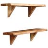 VidaXL Étagères murales 2 pcs 60x20x16 cm Bois d'acacia massif 247927