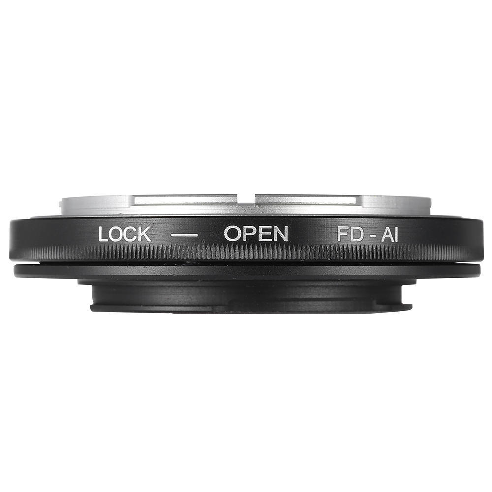 Fishine FD AI Adapter Ring Lensvatting voor Canon FD Lens om te Passen op Nikon AI F Vatting Lenzen gray