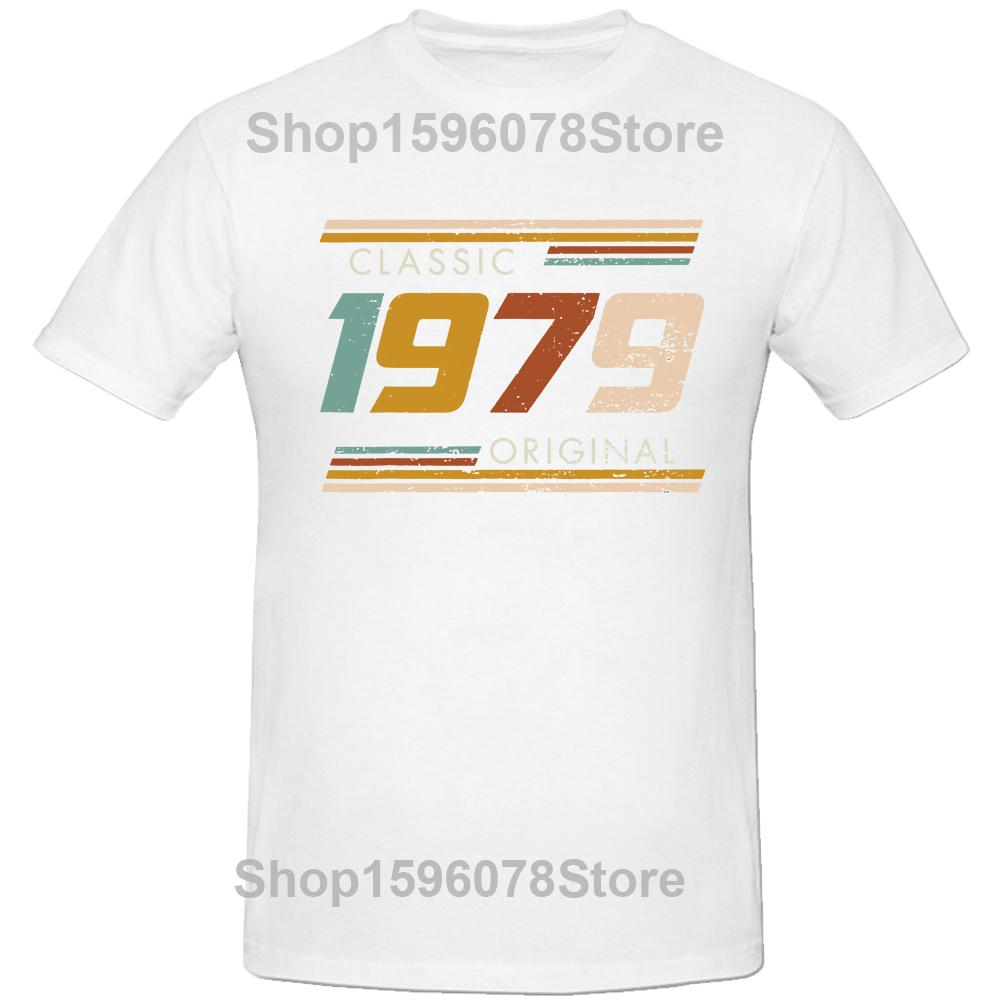 Made in 1979 Limited Edition 45th Birthday Cassette Tape T Shirts Summer Graphic Cotton Streetwear Short Sleeve T-shirt Men