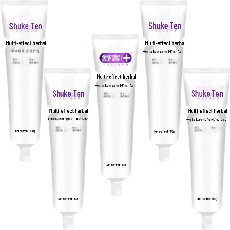 Shuke Multi-Effect Herbal Toothpaste 5-Pack