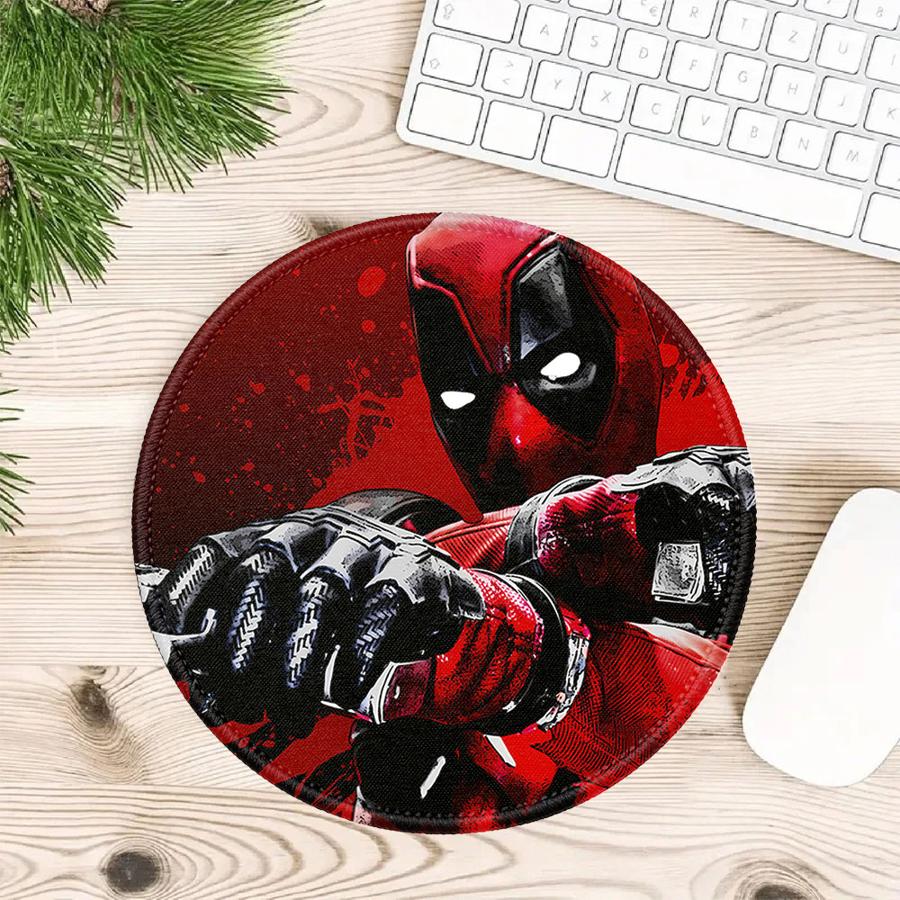 

Marvel Deadpool Cool 1pc Mouse Pad Keyboard Mouse Pad office Pad Game Console Pad Desk accessories Computer Laptop Pad rubber 200x200x2mm