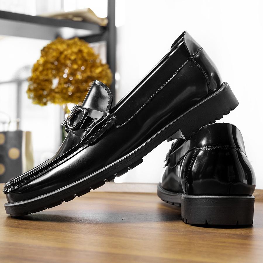 Men's Shoes Business Casual British Cowhide Leather Shoes Men's