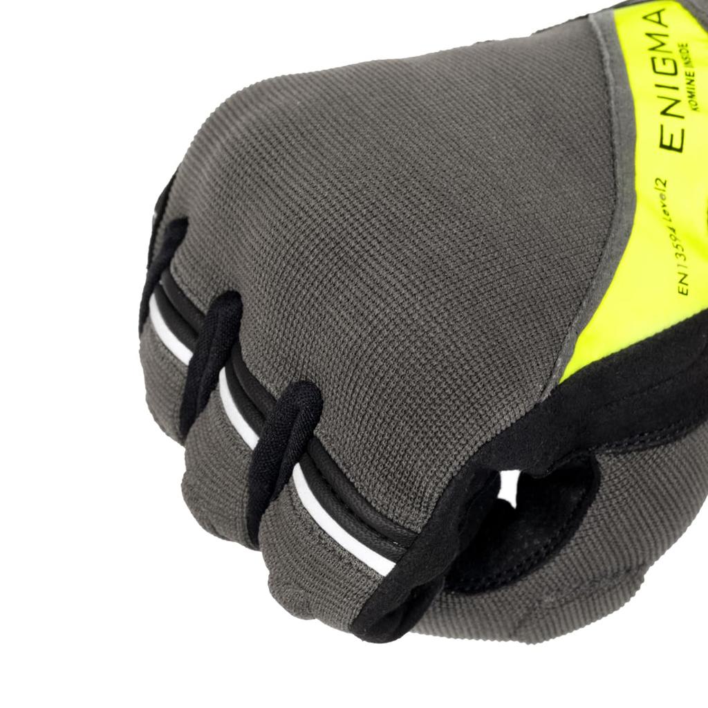 ENIGMA 25-006 EN-006 Vortex Motorradhandschuhe Frühling Sommer Herbst CE Level 2 Protektor Mesh Schwarz Rot M