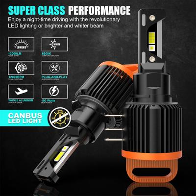Automotive LED Front Headlights A82  Lens High-power With Tangent H7 Ultra Bright Matrix Spotlight