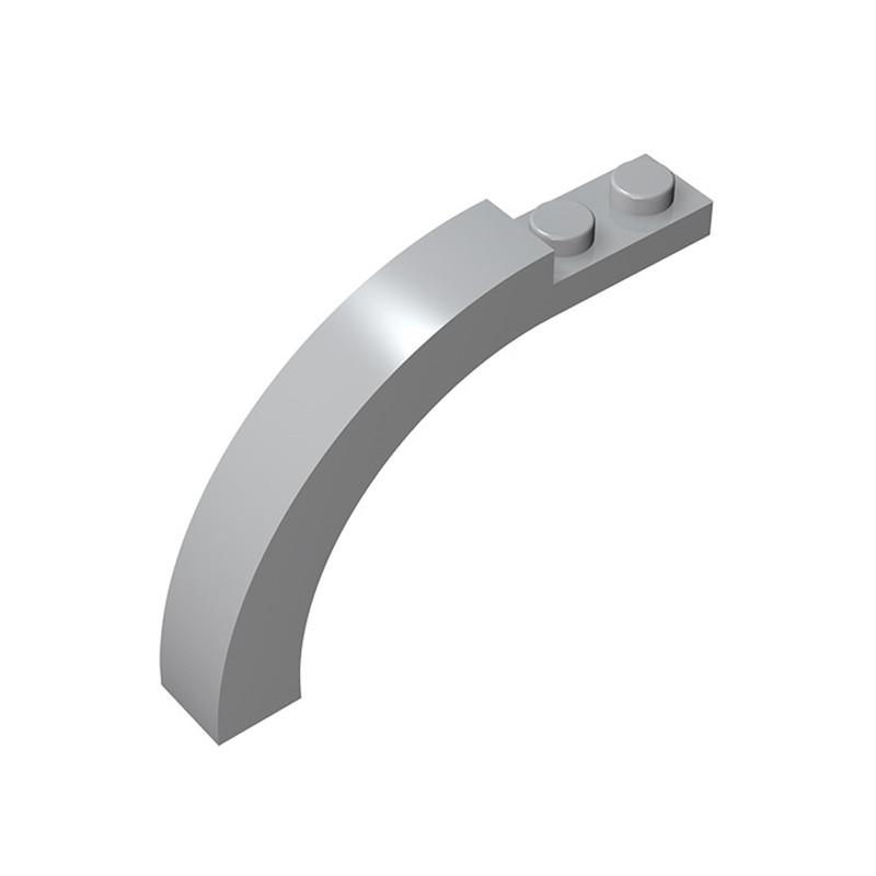 

Rainbow Pig MOC Parts 6060 15967 30935 Brick Arch 1 x 6 x 3 1/3 Curved Top Compatible Bricks DIY Building Blocks Particle Toy світло-сірого кольору