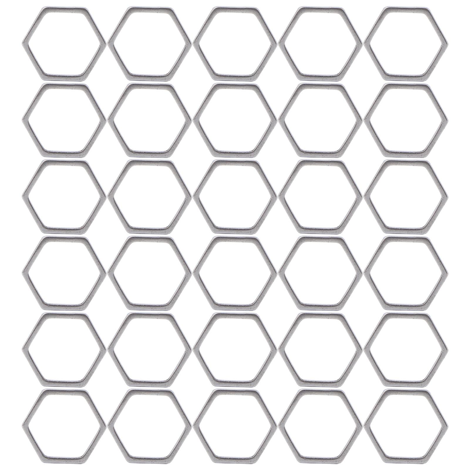 

30Pcs Shaped Hollow Resin Frame Stainless Steel Open Bezel Hollow Pendants Mold for