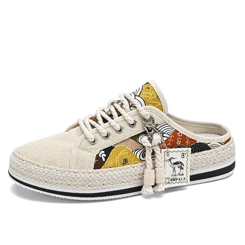 

Полуботинки мужские мюли без задника лоферы тапочки с открытой пяткой кеды летние плоские шлепанцы сандалии полудраги повседневная обувь 43