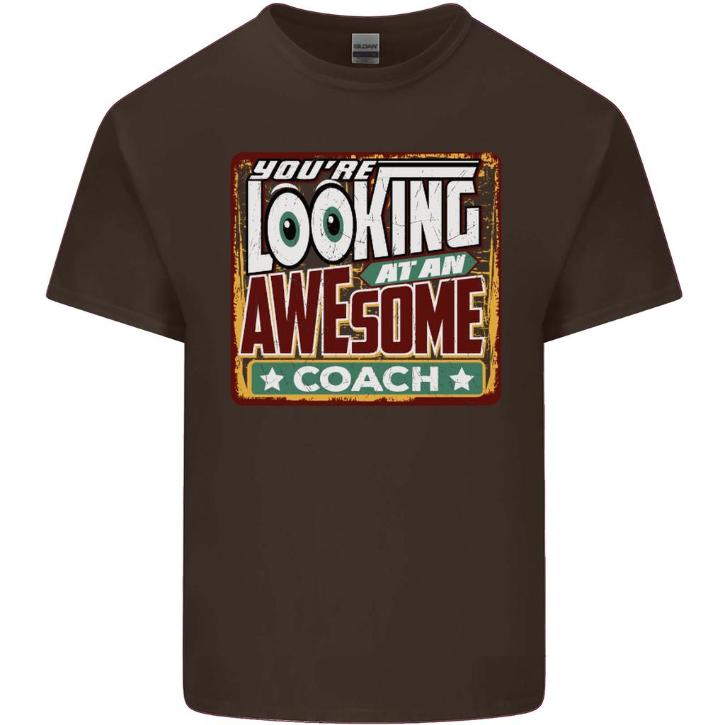 Youre Looking At an Awesome Coach Unisexs Light Cotton TShirt