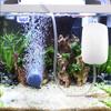 Aquarium Air Pump 2.5W Ultra Quiet Mini Oxygen Compressor for Fish Tank/Bowl with Dual Outlets Energy-Saving Bubbler Aerator
