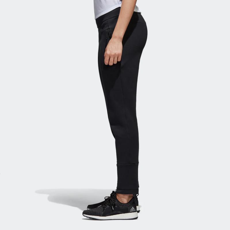 Adidas Neo Z.N.E. Solid Color Comfortable Slim Fit Knitted Sports Pants Women bottoms Black BR1900