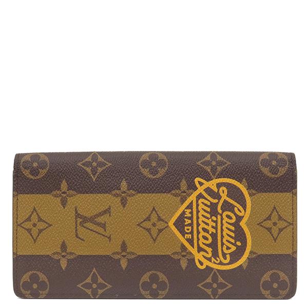 Louis Vuitton M81008 Monogram Stripe Portefeuille BrazaPurse Monogram Canvas Array