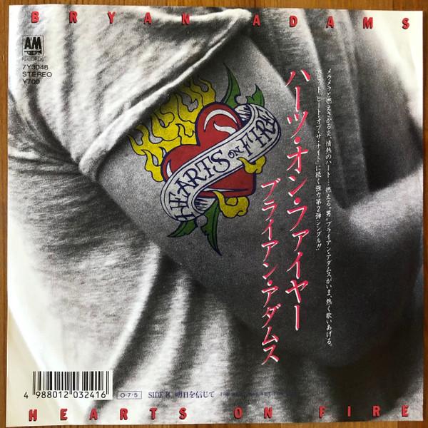 

7inch Record BRYAN ADAMS Hearts On Fire 7Y3048PROMO AM 1987 Japan Rock Used