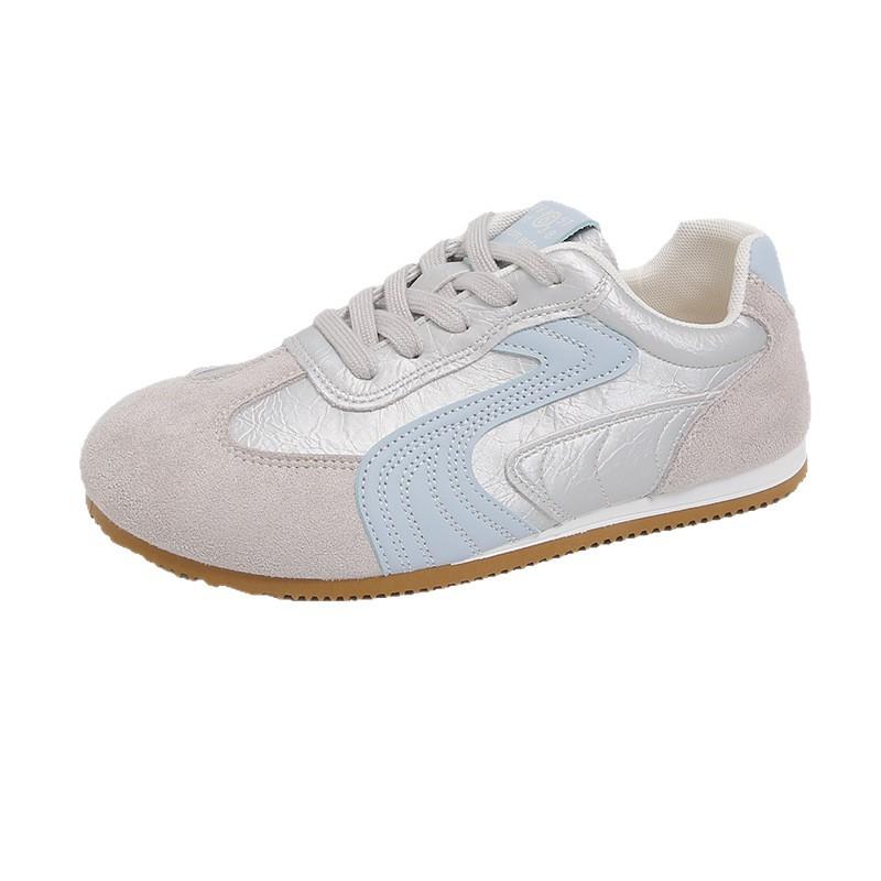 Casual design sense of moral training shoes women's 2025 summer new fashion versatile comfortable soft sole lightweight non-slip white shoes