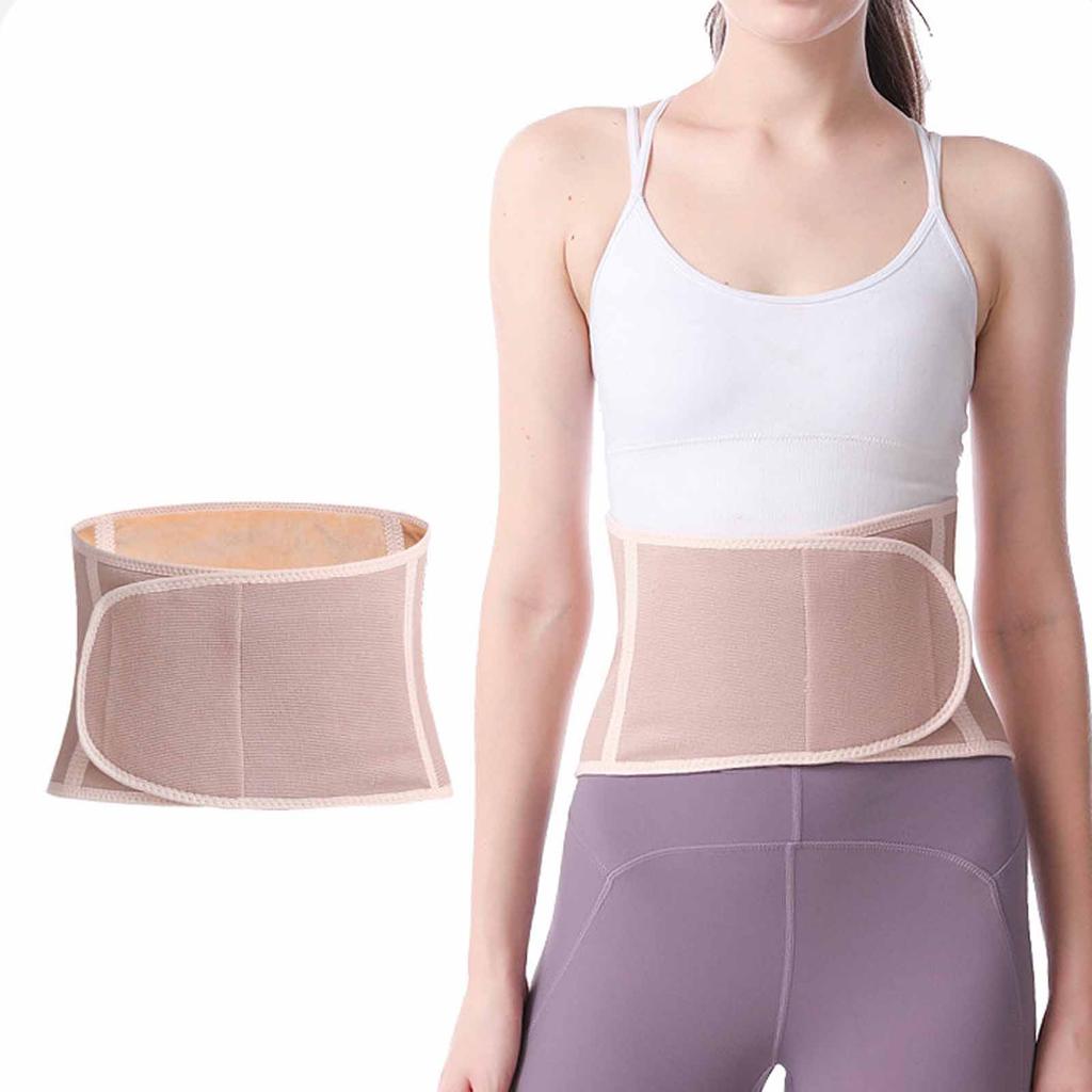 Winter Waist Support Belt – Knitted Fleece Heating Belt for Men & Women, Warm Corset for Abdomen, Waist & Belly