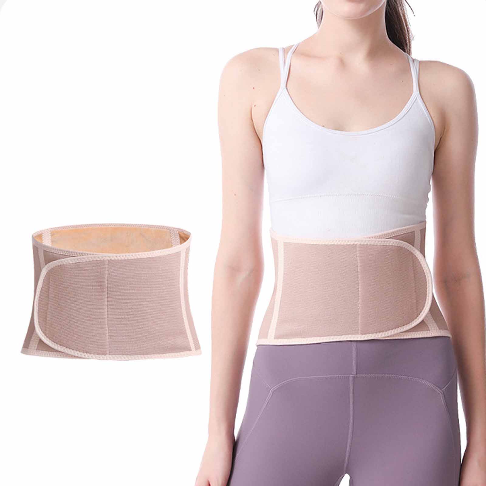 

Winter Waist Support Belt – Knitted Heating Belt for Men & Women, Warm Corset for Abdomen, Waist & Belly L