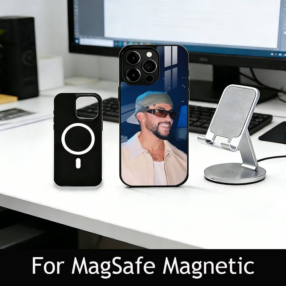 Bad B-B V-Vibes Phone Case For iPhone17,16,15,14,13,12,11 Plus,Pro Magnetic with Magsafe Wireless Charging