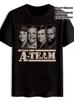 Men's The A-Team Graphic Print Short Sleeve T-Shirt - Black Casual Round Neck Po