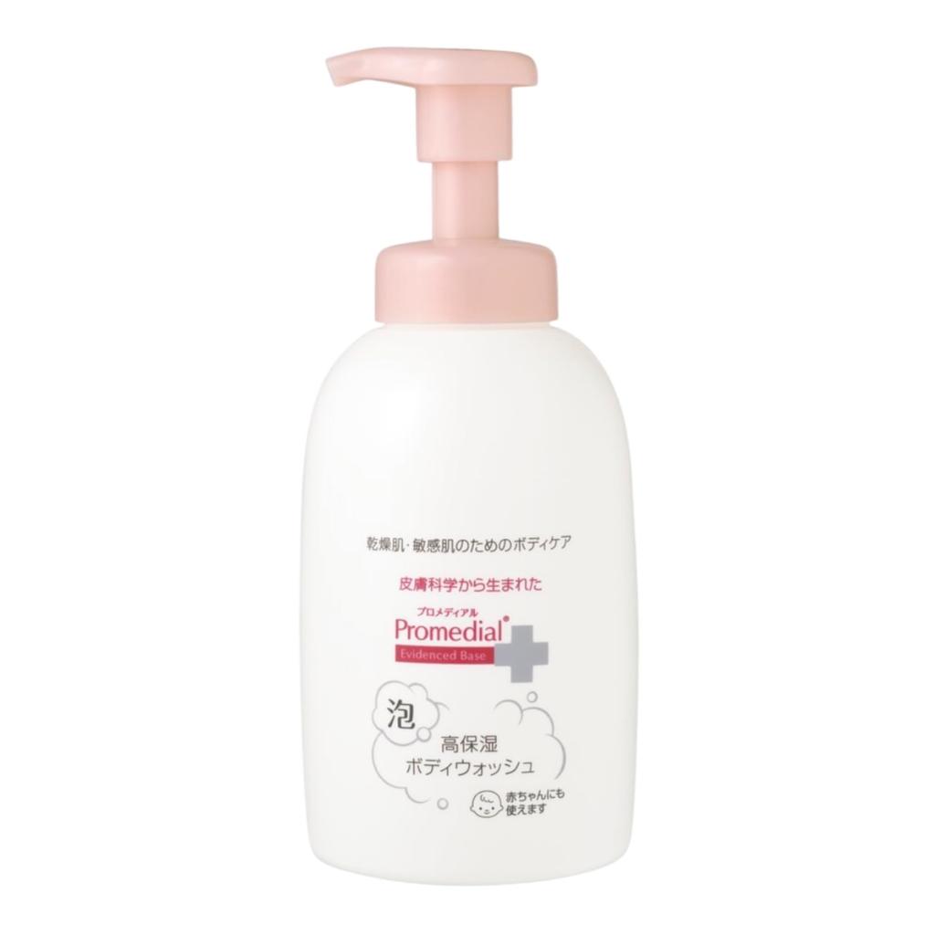 Promedial Body Wash Moisture Body Wash Foam Type 450ml + Refill 350ml Uncolored, Unscented, Paraben-Free