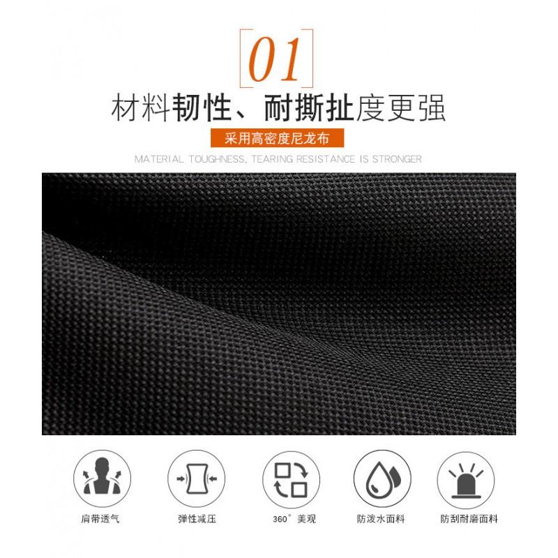 Cartoon Anime-Inspired Canvas Backpack Teens Students With USB Charging Port Waterproof School Bag