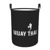 Muay Thai Gloves Thailand Boxing Fighter College Dirty Laundry Baskets Foldable Clothes Toys Basket For Home Children's