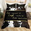 Farm Animal Duvet Cover King Microfiber Cow Fur Print Comforter Cover Patchwork Western Cowhide Bedding Set For Kids Boys Girls