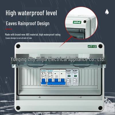 Waterproof Surface-Mounted Circuit Breaker Box with Leakage Protection for Charging Pile and Distribution.
