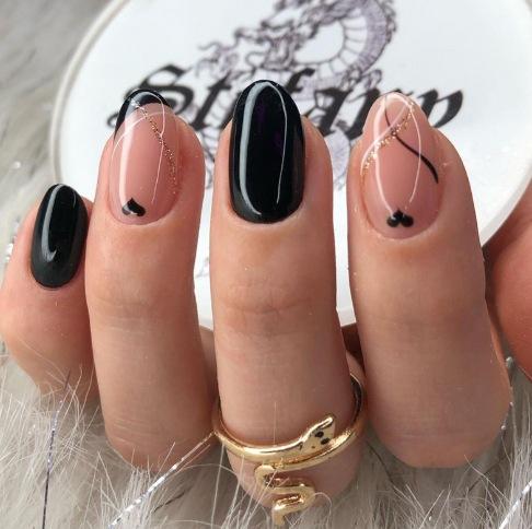 Wearable Nail Piece Nail Art Wearable Nail Love Line Advanced Fake Nail Extension Removable Nail *3pcs