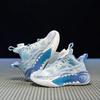 Boys shoes 2025 spring and autumn mesh breathable children's rotating buckle boys sports shoes basketball shoes boys school running shoes