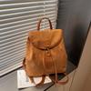 Schoolbag Dame's New American Large-capacity Backpack Bag Women's Fashion Sweet and Cool Retro Leisure Travel Bag