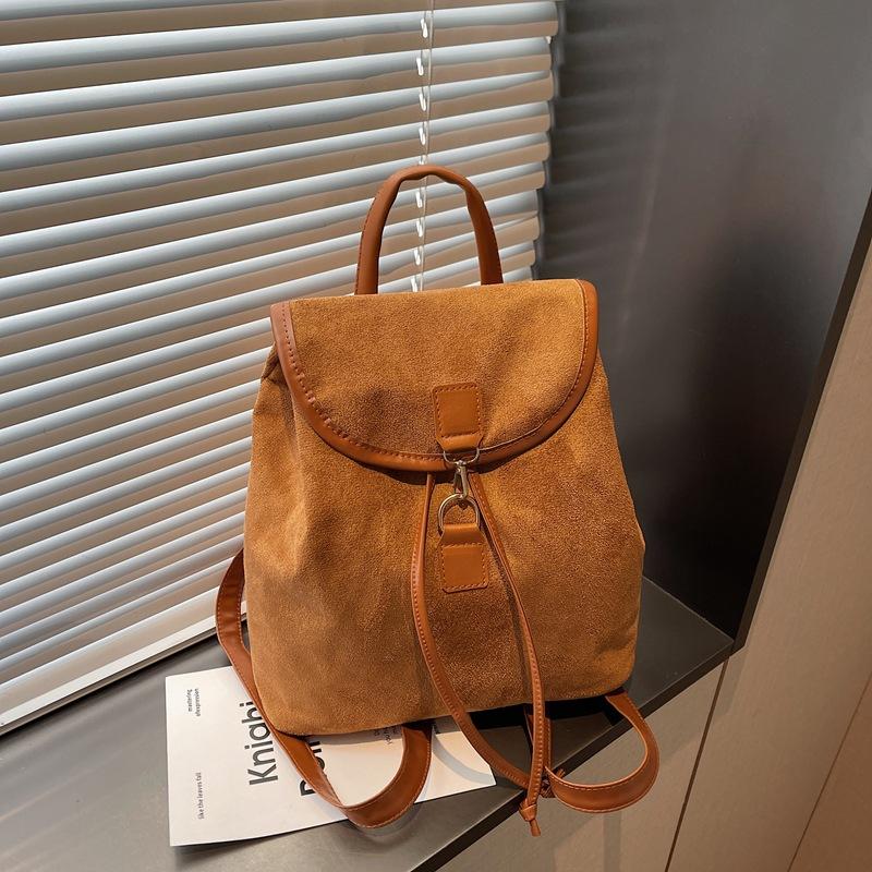 Schoolbag Dame's New American Large-capacity Backpack Bag Women's Fashion Sweet and Cool Retro Leisure Travel Bag