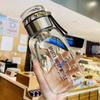 Stylish Large-Capacity Glass Water Cup - Luxurious and Chic for Outdoor or Home Use