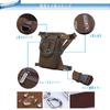 Waterproof Leg Bag for and Other Large Made of and Perfect for Casual and As a Gift Bag/Waist Motorcycles, Fishing, Activities. Capacity. Canvas.