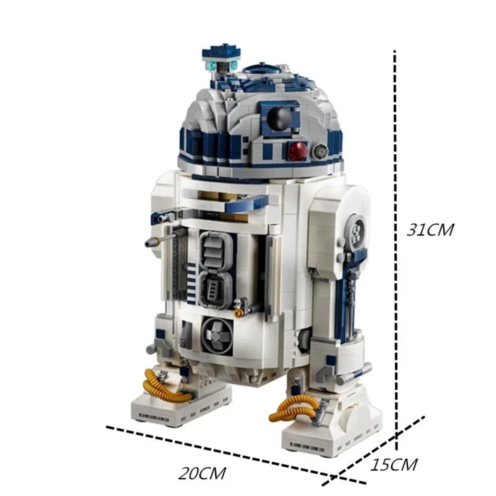 MOC 2314Pcs Space Robot Building Blocks Bricks R2 Robot R2D2 Figures Model Children's Toy Kid Boy Birthday Christmas Gifts