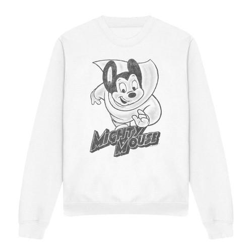 Mighty Mouse Unisex Adult Mighty Sketch Sweatshirt