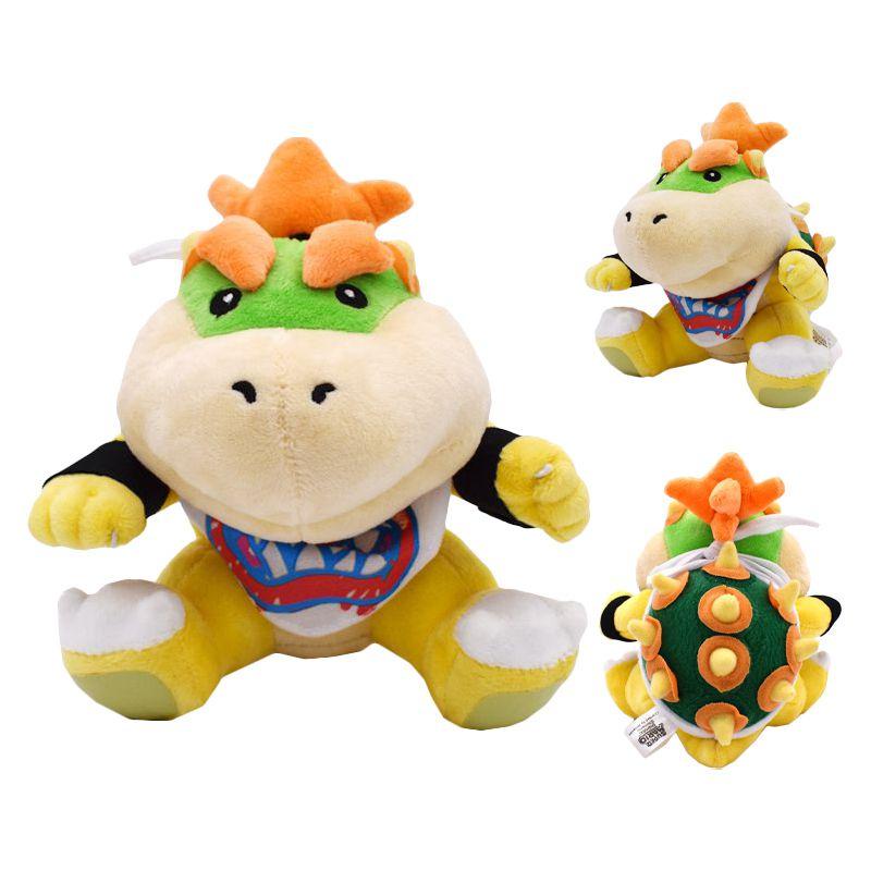 Baby Bowser Jr 7" Plush Super Mario Bros Little Buddy Toy Stuffed Koopa Doll