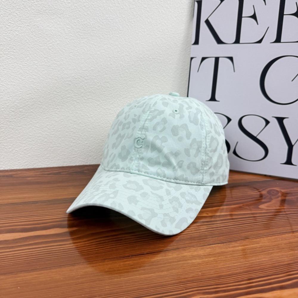 Creative Leopard Print Hat Peaked Cotton Baseball Cap Versatile Leopard Print Baseball Cap  Street